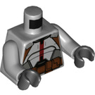 LEGO Mittleres Steingrau Tech Minifig Torso (973 / 76382)