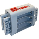 LEGO Medium Stone Gray Technic Battery Box with Beam Connectors without Lids for Batteries