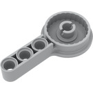 LEGO Medium Stone Gray Technic Beam 3 with Female Click Rotation Joint (44225 / 65765)