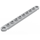 LEGO Medium steingrå Technic Plate 1 x 10 med Hull (2719)