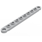 LEGO Medium Steengrijs Technic Plaat 1 x 10 met Gaten (2719)