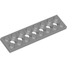 LEGO Medium Stone Gray Technic Plate 2 x 8 with Holes (3738)