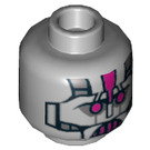 LEGO Medium Stone Gray The Kraang (Exo-Suit Body) Head (Recessed Solid Stud) (3626 / 13500)