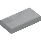 LEGO Medium Stone Gray Tile 1 x 2 with Groove (3069)