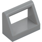 LEGO Medium Stone Gray Tile 1 x 2 with Handle (2432)