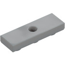 LEGO Medium Stone Gray Tile 1 x 3 Inverted with Hole (35459)