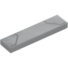 LEGO Grigio pietra medio Piastrella 1 x 4 con Iron Uomo Petto Lines (2431)