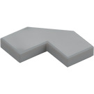 LEGO Medium Stone Gray Tile 2 x 2 Corner with Cutouts (27263)