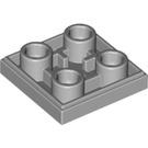 LEGO Gris pierre moyen Tuile 2 x 2 Inversé (11203)