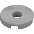 LEGO Medium Stone Gray Tile 2 x 2 Round with Hole in Center (15535)