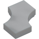 LEGO Medium Stone Gray Tile 2 x 2 with Cutouts (3396)