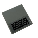 LEGO Medium Stone Gray Tile 2 x 2 with Keyboard Sticker with Groove (3068)