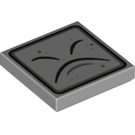 LEGO Gris pierre moyen Tuile 2 x 2 avec Thwimp Affronter avec rainure (3068 / 76897)