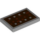 레고 미디엄 스톤 그레이 타일 2 x 3 ~와 함께 Minecraft 방패 Print (34802 / 102714)