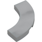 LEGO Medium Stone Gray Tile 3 x 3 Curved Corner (79393)