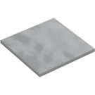 LEGO Medium Stone Gray Tile 6 x 6 with Bottom Tubes (10202)