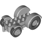 LEGO Medium Stone Gray Tractor with Grey Wheels (24912)