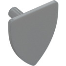 LEGO Medium Stone Gray Triangular Shield (Short) (3846)