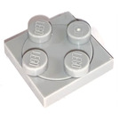 LEGO Medium steengrijs Turntable 2 x 2 with Medium Stone Gray Top (74340)