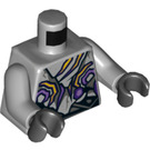 LEGO Gris pierre moyen Ultra Violet Minifig Torse (973 / 76382)