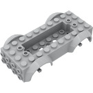 LEGO Medium Stone Gray Vehicle Base with Same Color Wheel Holders (11650 / 12622)