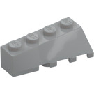 LEGO Medium stengrå Kile 2 x 4 Sloped Venstre (43721)