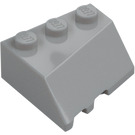 LEGO Medium Stone Gray Wedge 3 x 3 Right (48165)