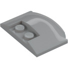 LEGO Medium Stone Gray Wedge 3 x 4 x 0.7 with Recess (93604)