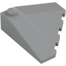 LEGO Medium Stone Gray Wedge 4 x 4 (18°) Corner (43708)