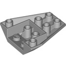 LEGO Medium Stone Gray Wedge 4 x 4 Triple Inverted without Reinforced Studs (4855)