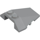 LEGO Medium Stone Gray Wedge 4 x 4 Triple with Stud Notches (48933)