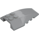 LEGO Medium Stone Gray Wedge 6 x 4 Triple Curved (43712)