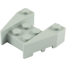 LEGO Medium Stone Gray Wedge Brick 3 x 4 with Stud Notches (50373)