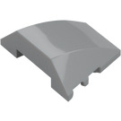 LEGO Medium Stone Gray Wedge Curved 3 x 4 Triple (64225)