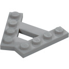 LEGO Medium Stone Gray Wedge Plate 1 x 4 A-Frame (45°) (15706)