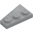 LEGO Medium Stone Gray Wedge Plate 2 x 3 Wing Right  (43722)