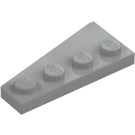 LEGO Medium Stone Gray Wedge Plate 2 x 4 Wing Right (41769)