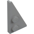 LEGO Medium Stone Gray Wedge Plate 2 x 4 Wing Right (65426)