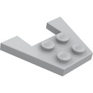 LEGO Medium Stone Gray Wedge Plate 3 x 4 without Stud Notches (4859)