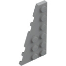 LEGO Medium steengrijs Wig Plaat 3 x 6 Vleugel Links (54384)