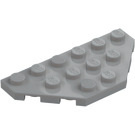 LEGO Medium Stone Gray Wedge Plate 3 x 6 with 45º Corners (2419)