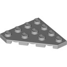 LEGO Mittleres Steingrau Keil Platte 4 x 4 Ecke (30503)