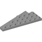 LEGO Mittleres Steingrau Keil Platte 4 x 8 Flügel Recht mit Unterseite Stud Notch (3934)