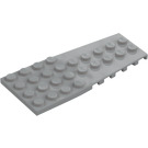 LEGO Mittleres Steingrau Keil Platte 4 x 9 Flügel mit Noppenkerben (14181)