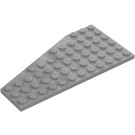 LEGO Gris piedra medio Cuña Placa 6 x 12 Ala Derecha (30356)