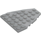 LEGO Medium Stone Gray Wedge Plate 7 x 6 with Stud Notches (50303)