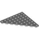 LEGO Medium Stone Gray Wedge Plate 8 x 8 Corner (30504)