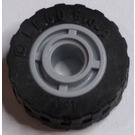 LEGO Medium Stone Gray Wheel Hub Ø11.2 x 8 with Centre Groove with Tire Ø 17.6 x 6.24 without Band