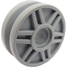 LEGO Medium Stone Gray Wheel Rim Ø18 x 7 and Pin Hole with Shallow Spokes (13971 / 56902)