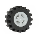 LEGO Wheel Rim Ø8 x 6.4 with Side Notch with Tire with Offset Tread with Band Around Center of Tread
